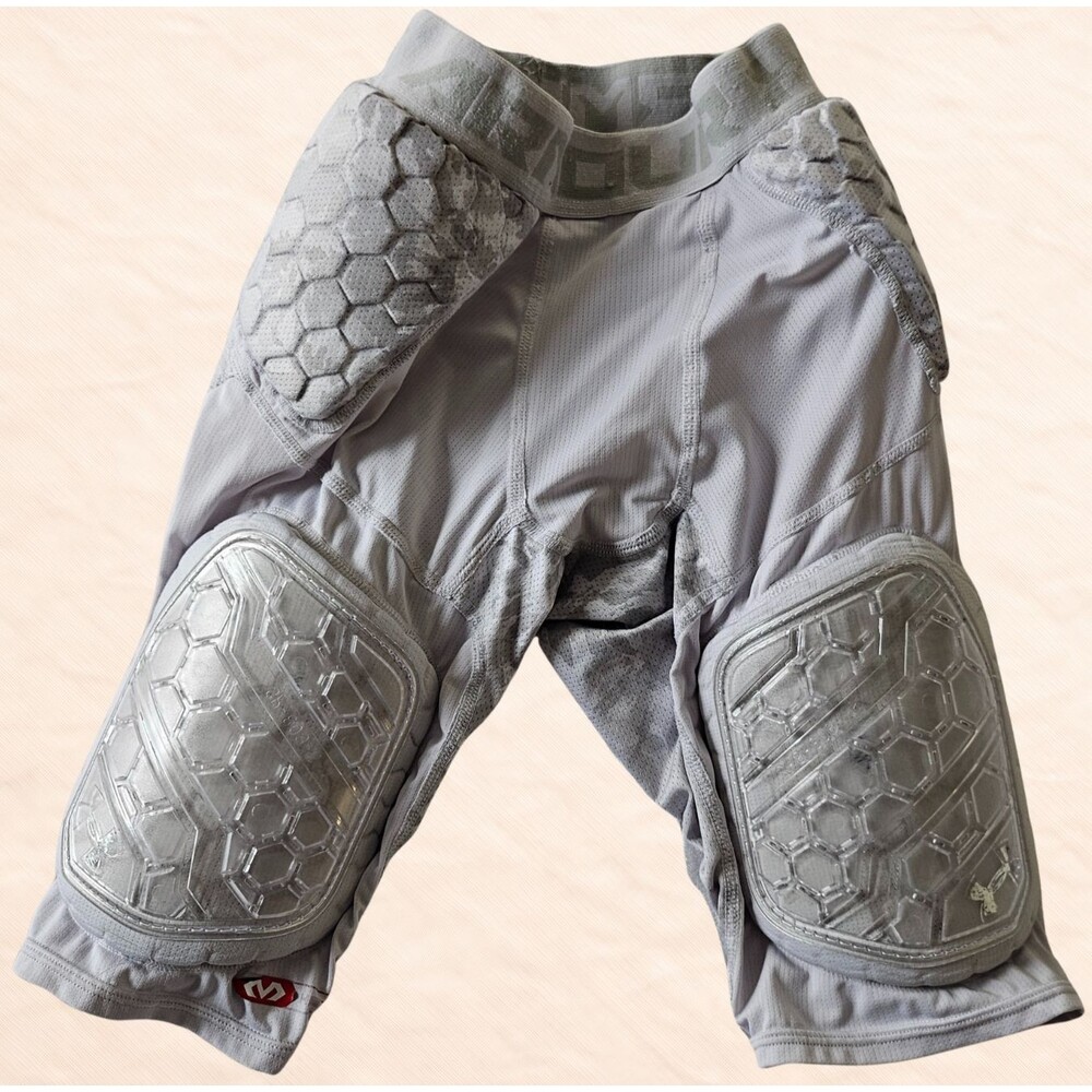 Under Armour Youth UA Gameday Armour Pro 5-Pad Girdle, Grey, Size Small MHex